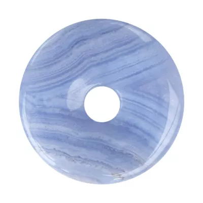 Chalcedon Edelstein Donut 4 cm