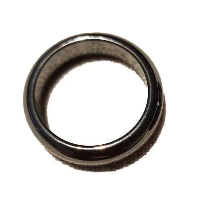 Hämatit Blutstein Edelstein Finger Ring schwarz silber