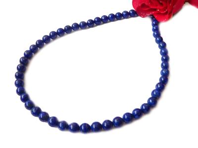 Lapislazuli Edelstein Kugel Kette Halskette Collier