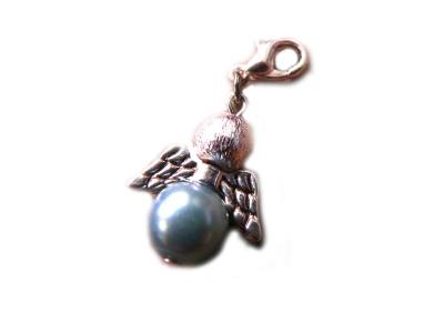 Muschelkern Schutzengel Charm Anhänger