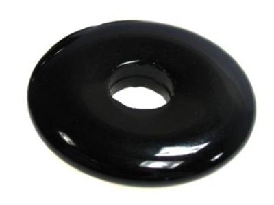 Onyx Edelstein Donut Ketten Anhänger 4 cm