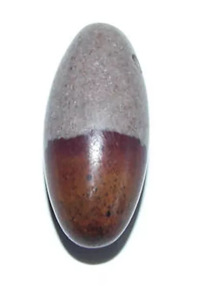 Shiva Lingam Edelstein Ketten Anhänger quer gebohrt