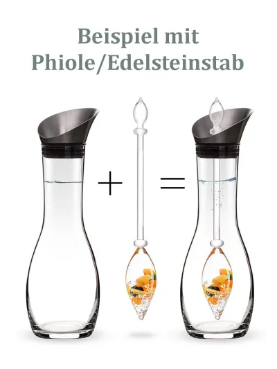 Karaffe era für Edelsteinstab/Phiole Edelstahl