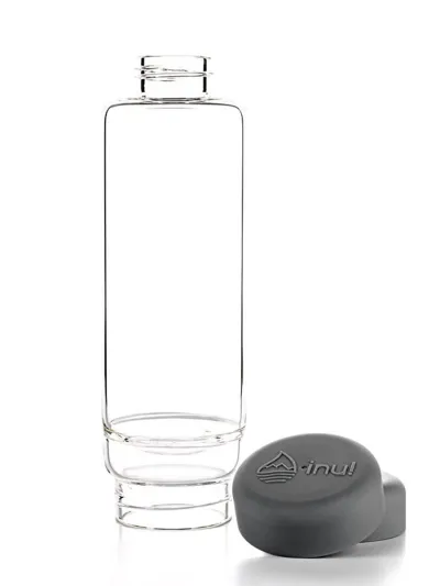 Trinkflasche inu! lava grey | BERGKRISTALL