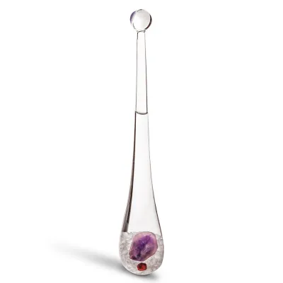 Edelsteinstab Phiolino | AMETHYST GRANAT BERGKRISTALL