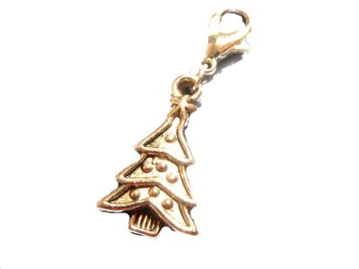 Weihnachtsbaum Tannenbaum Christbaum Charm mit Karabiner