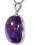 Amethyst 925er Silber Ketten Anhänger oval aus Afrika