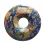 Azurit-Malachit Edelstein Donut 4 cm