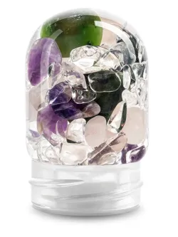 Edelsteinmodul | BEAUTY mit Amethyst - Rosenquarz - Jade (Nephrit) - Bergkristall